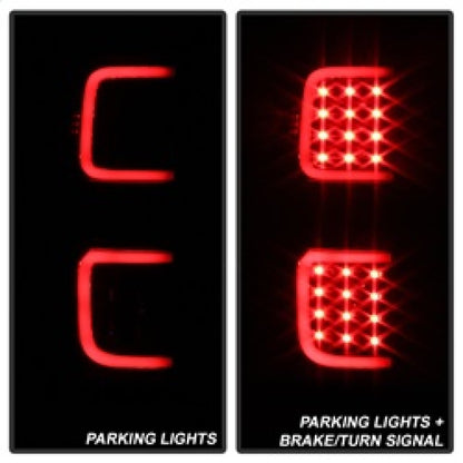 SPYDER xTune Ford F150 09-14 LED Tail Lights - Black ALT-ON-FF15009-LBLED-BK 5082169 5082169 Photo - Unmounted