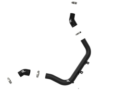 aFe BladeRunner 2-1/4 IN Aluminum Hot Charge Pipe Black 17-20 Hyundai Elantra GT L4-1.6L (t) 46-20638-B 46-20638-B Photo - Unmounted