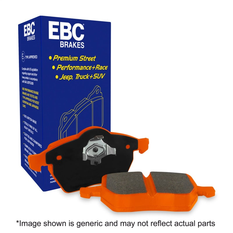 EBC 2016+ Chrysler Pacifica (Ru) 3.6L Orangestuff Front Brake Pads ED91888 ED91888 Photo - Unmounted