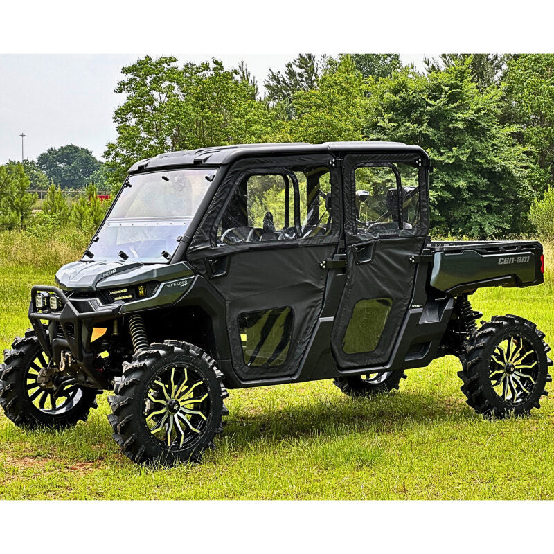 Seizmik 16-24 Can-Am HD10 Defender Max Rear Framed Soft Door Kit 52-06032kit 52-06032kit Photo - Primary
