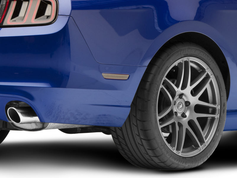 Raxiom 10-14 Ford Mustang Axial Series LED Side Marker Lights (Smoked) 412496 412496 Photo - Close Up