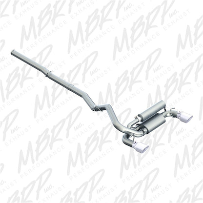 MBRP 16-UP Ford Focus RS 3in Cat Back Dual Outlet MBRS4203409 S4203409 Photo - Primary