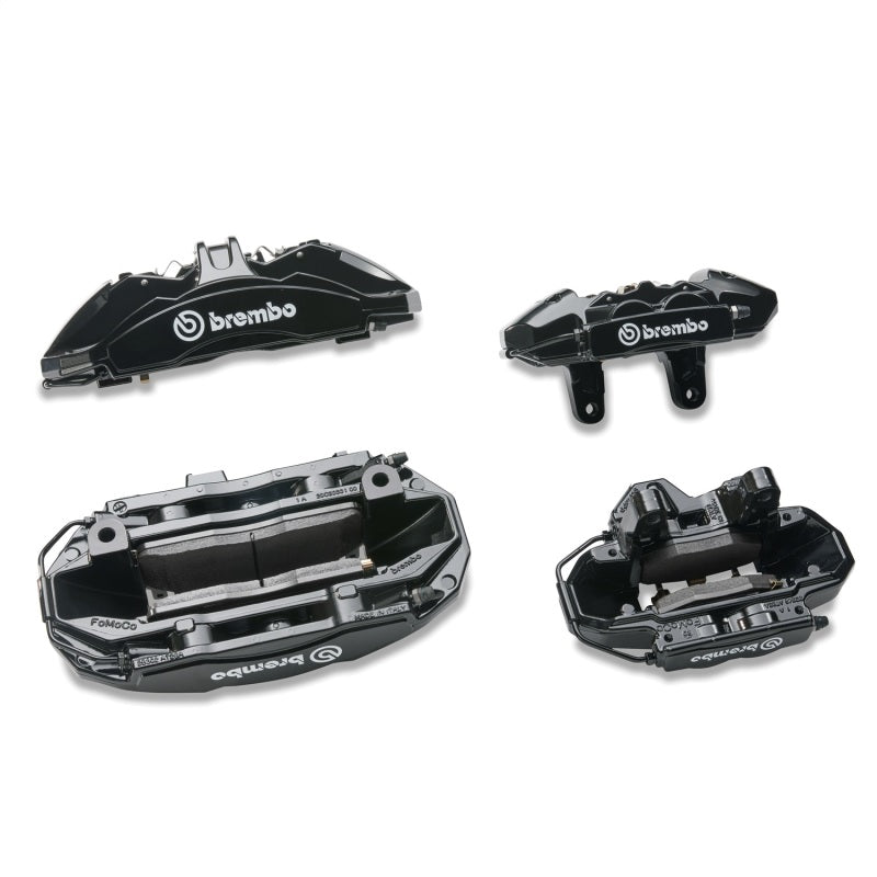 Ford Racing 15-21 Mustang GT/ 2.3L EcoBoost GT350R Brake Upgrade Kit - Black M-2300-YBK