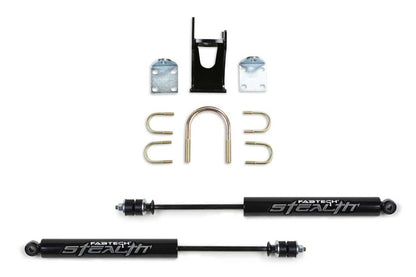 Fabtech 05-20 Ford F250/350 4WD Dual Stealth Steering Stabilizer Kit - Opposing Style FTS8046 FTS8046 Photo - Primary