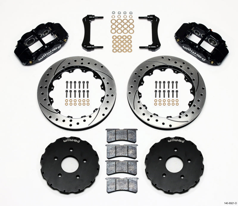 Wilwood FNSL6R Front Hat Kit, 13.06", Drilled, 2005-up Corvette C6 140-8921-D Photo - Primary