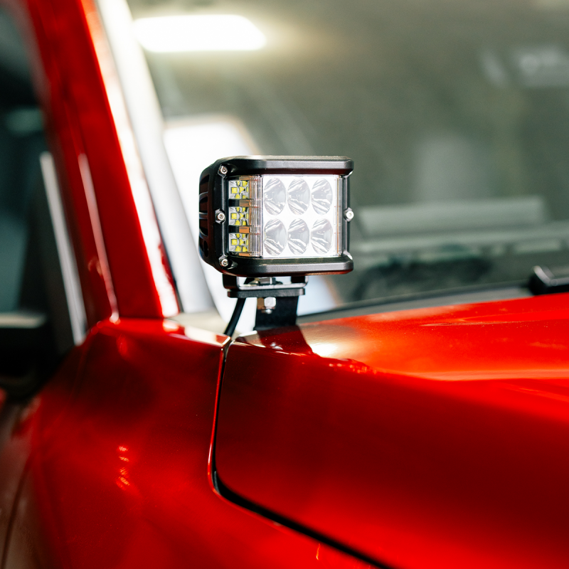 Cali Raised LED Cali Raised 2024+ Toyota Tacoma Ditch Light Bracket Kit - 2 27W Side Projecting Led Pods/No Switch CR4047 CR4047 Photo - Primary