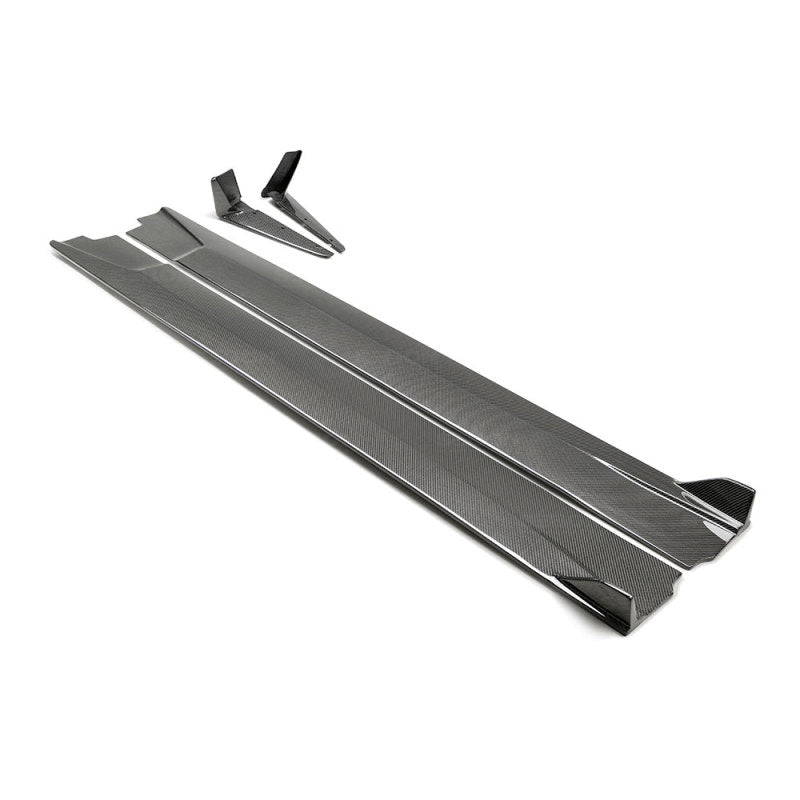 Seibon TB-Style Carbon Fiber Side Skirts for 2017-2022 Infiniti Q60 SS17INFQ60-TB SS17INFQ60-TB Photo - Primary