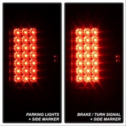 Spyder Ford F150 side 97-03/F250 Super Duty 99-07 LED Tail Lights Blk Smke ALT-YD-FF15097-LED-BSM 5078179 5078179 Photo - Unmounted