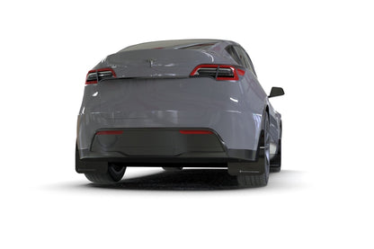 Rally Armor 20-22 Tesla Model Y Black Mud Flap - Metallic Black Logo MF72-UR-BLK/MBK MF72-UR-BLK/MBK User 1