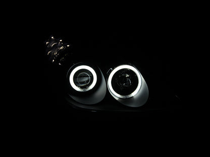 Anzo 2002-2003 Lexus Es300 Projector Headlights w/ Halo Chrome (CCFL) 121173 Photo - Mounted