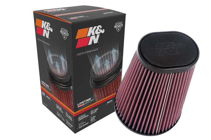 K&N Engineering K&N Universal Round Clamp-On Air Filter 4-1/2in FLG, 5-7/8in B, 3-1/4in X 4-1/2in T, 8in H RU-1021 RU-1021 Photo - out of package