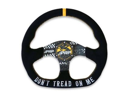 PRP Seats PRP Dont Tread on Me Comp-R Suede Steering Wheel (D-Shaped) G248-TR G248-TR Photo - Close Up