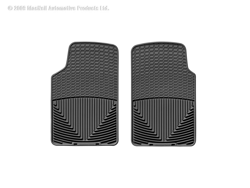 WeatherTech 98 Chevrolet Tracker Front Rubber Mats - Black W3 W3 Photo - Primary