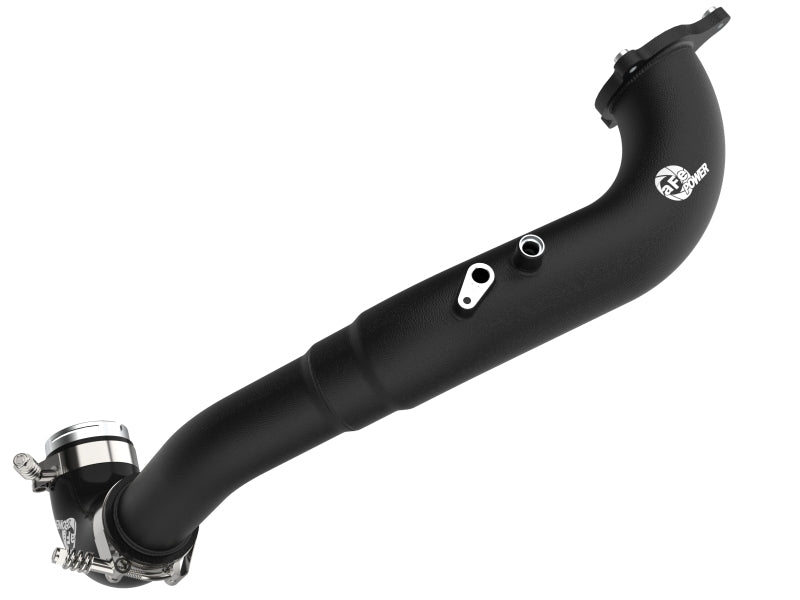 aFe 17-22 BMW 540i (G30/G31/G38) B58 L6 3.0L (t) BladeRunner 3in Aluminum Hot Charge Pipe - Black 46-20548-B 46-20548-B Photo - Primary