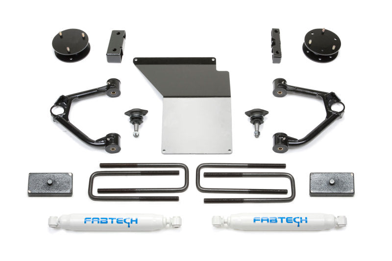 Fabtech 07-18 GM K1500 w/OE Forged UCA 3.5in Budget UCA System w/Rear Perf. Shocks K1059 K1059 Photo - Primary