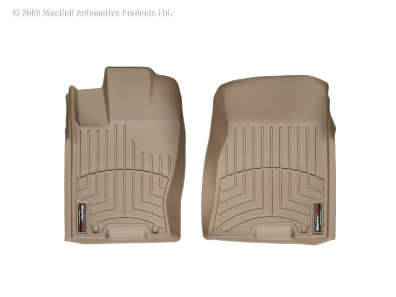 WeatherTech WT FloorLiner - Front - Tan Floor Mats Floor Mats - Rubber main image