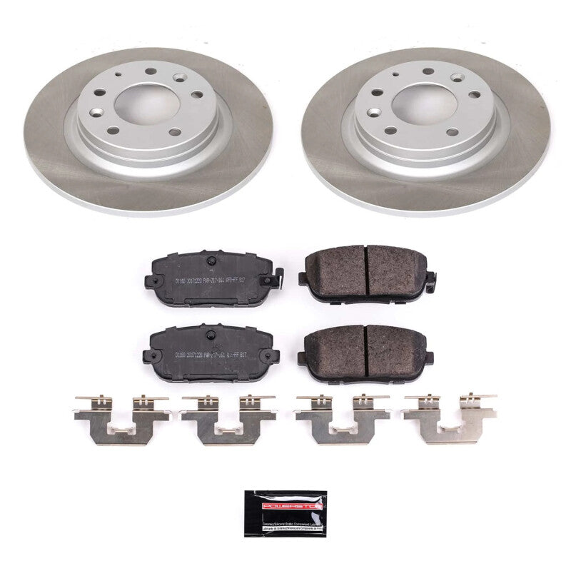 PowerStop Power Stop 06-15 Mazda MX-5 Miata Rear Semi-Coated Rotor Kit SC2451 SC2451 Photo - Primary