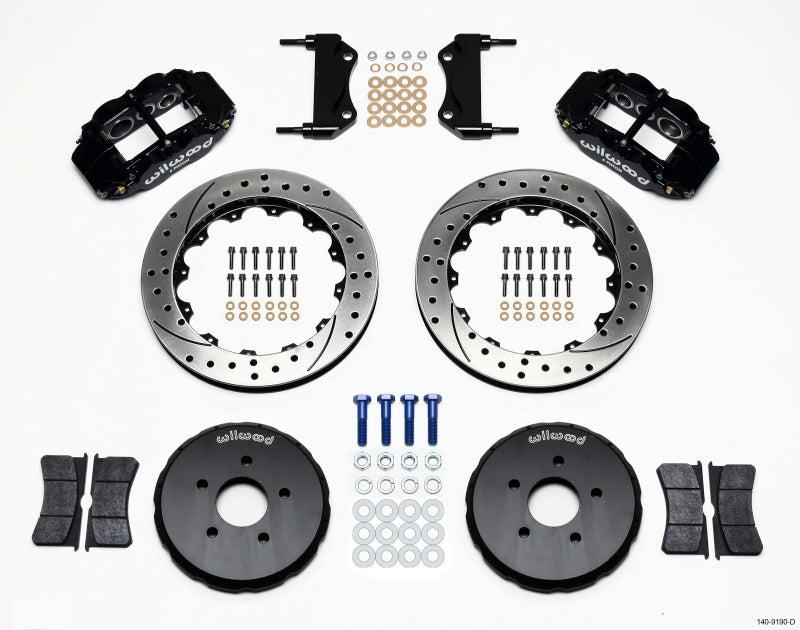 Wilwood Narrow Superlite 6R Front Hat Kit 13.06in Drilled Nissan 350Z/Fiti G35 140-9190-D 140-9190-D Photo - Primary