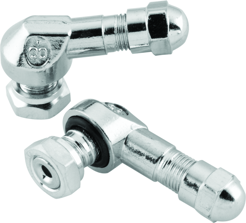 BikeMaster Valve Stem 2/Piece Pack Chrome 151789 151789 Photo - Primary