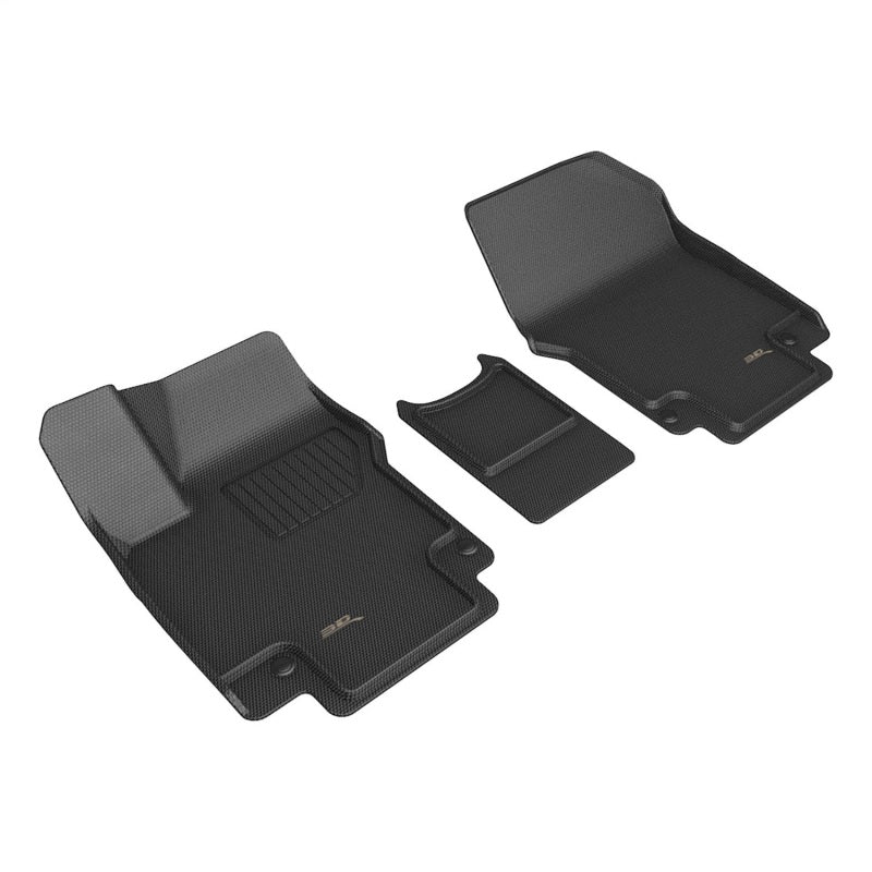 3D MAXpider ACE Kagu - Front - Black Floor Mats Floor Mats - Rubber main image