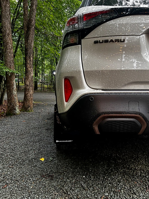 Rally Armor 2025 Subaru Forester Black UR Mud Flap w/Metallic Black Logo MF132-UR-BLK-MBK MF132-UR-BLK-MBK User 1