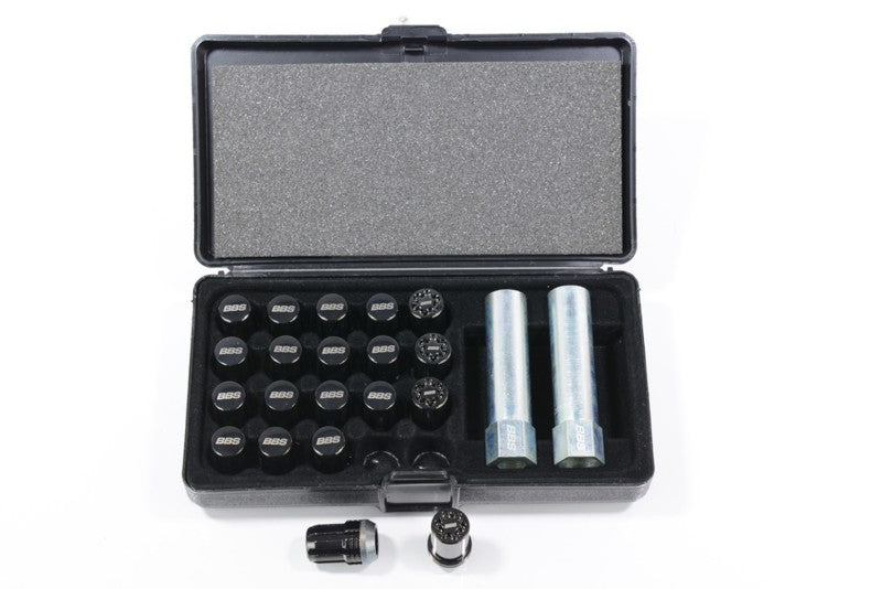 BBS McGard Lug Nut Set 12x1.25 Black - w/Locks LGM125I LGM125I User 1