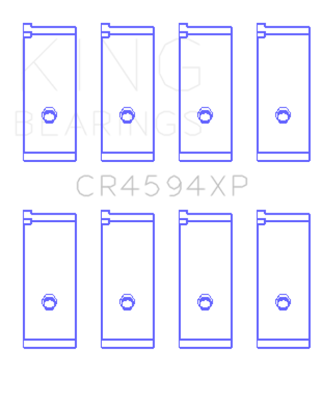 King Engine Bearings King Suzuki M18A/M16A/M16A (Size STD) Performance Rod Bearing Set CR4594XP CR4594XP Photo - Primary