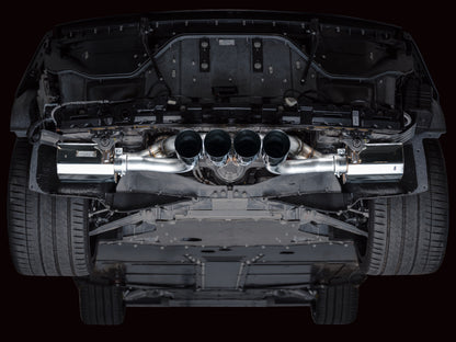 AWE Tuning AWE 2023 C8 Corvette Z06 SwitchPath Cat-Back Exhaust - Diamond Black Tips 3025-43906 3025-43906 Photo - Mounted