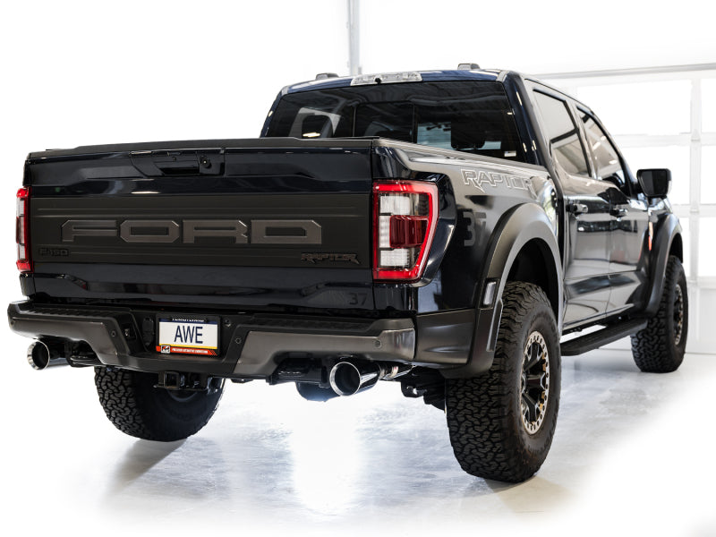 AWE Tuning AWE Gen 3 Raptor SwitchPath Exhaust  - Chrome Silver Tips 3025-32356 3025-32356 Photo - Mounted