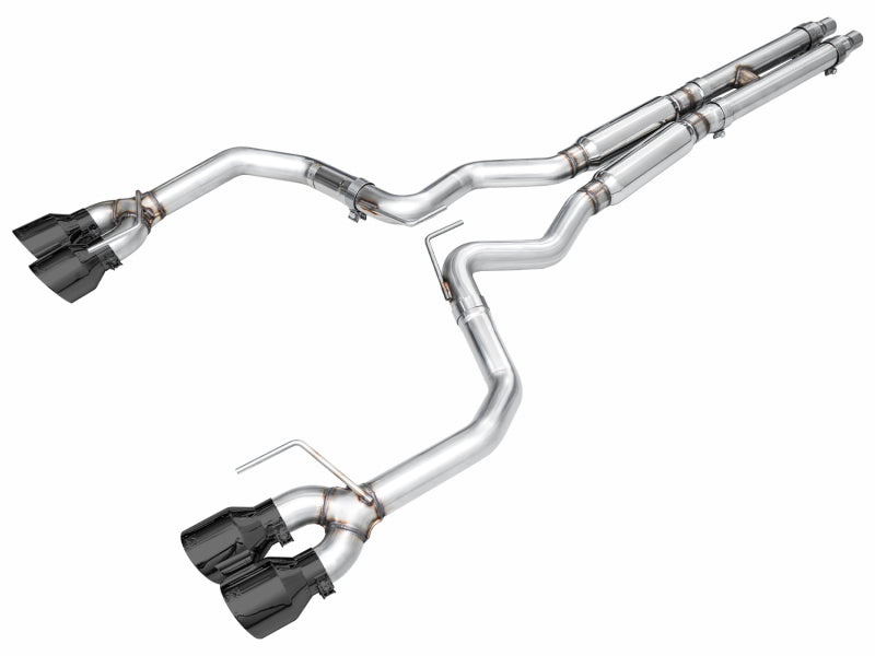 AWE Tuning AWE 2024 Ford Mustang Dark Horse S650 RWD Track Edition Catback Exhaust w/ Quad Diamond Black Tips 3020-43375 3020-43375 Photo - Primary