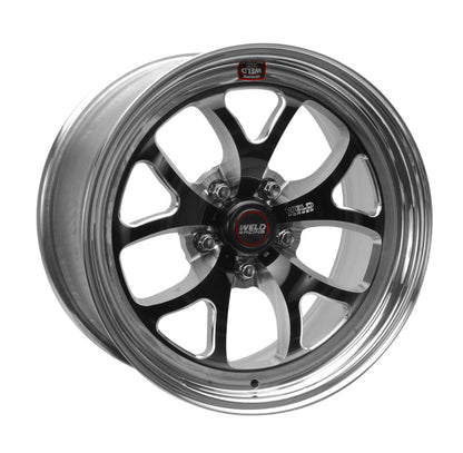 Weld S76 17x8 / 5x4.75 BP / 4.7in. BS Black Wheel (High Pad) - Non-Beadlock 76HB7080B47A 76HB7080B47A Photo - Primary