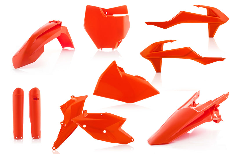 Acerbis 16-18 KTM 125-450 SX/ SX-F/ XC-F /XC Full Plastic Kit - 16 Orange 2421065226 2421065226 Photo - Primary