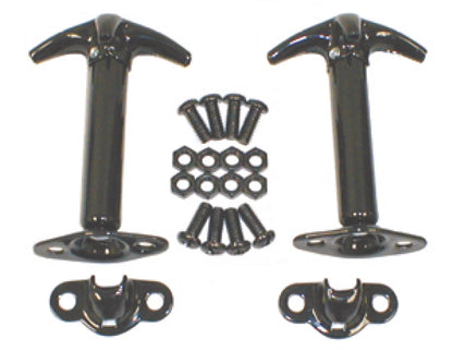 Rugged Ridge Hood Catch Kit,Black;41-95 Jeep CJ/Wrangler YJ 11210.01 Photo - Primary