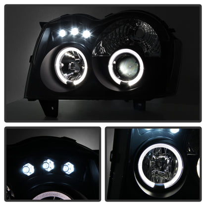 Spyder Jeep Grand Cherokee 05-07 Projector Headlights LED Halo LED Blk Smke PRO-YD-JGC05-HL-BSM 5078551 5078551 User 1