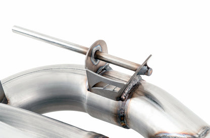 AWE Tuning BMW F3X 340i Touring Edition Axle-Back Exhaust - Chrome Silver Tips (102mm) 3010-32034 3010-32034 Photo - Close Up