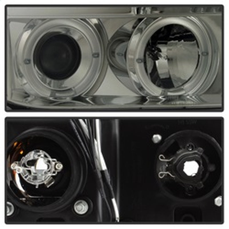 Spyder Toyota Tundra 07-13 Projector Headlights LED Halo LED Smke PRO-YD-TTU07-HL-SM 5012043 5012043 Photo - Unmounted