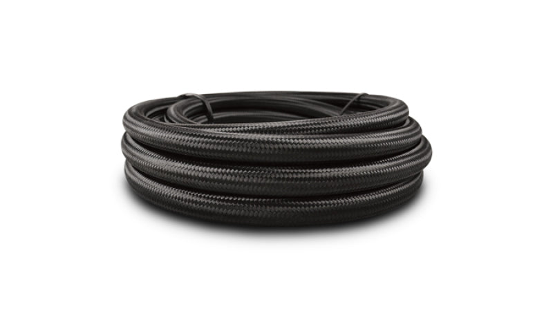 Vibrant 50ft Roll of Black Nylon Braided Flex Hose; AN Size: -8; Hose ID: 0.44 11998 Photo - Primary