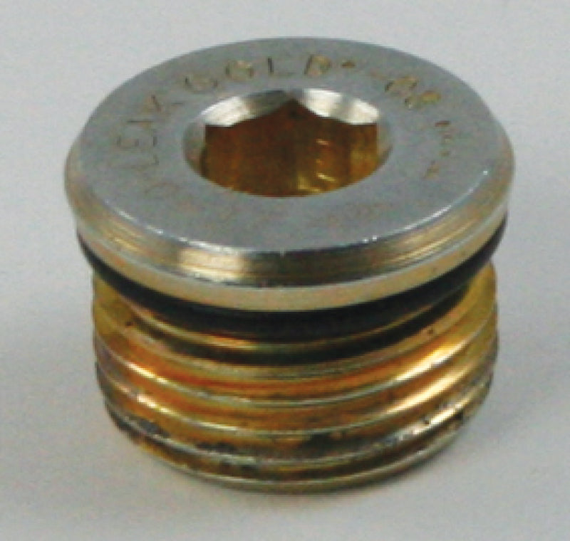 Moroso Drain Plug, Magnetic, 3/4" -16 (-8AN) with O-Ring 1 Per Pack 97006 Photo - Primary