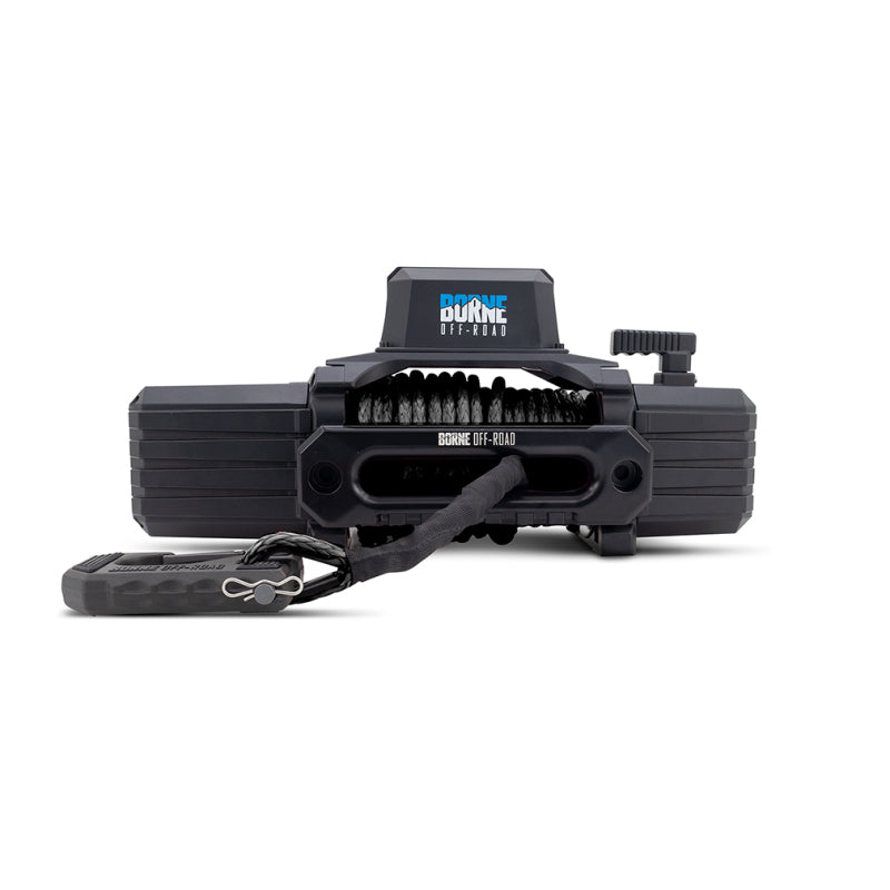 Borne Off-Road 12K Winch - Black Synthetic Rope BNWN-12-SBK BNWN-12-SBK Photo - Primary