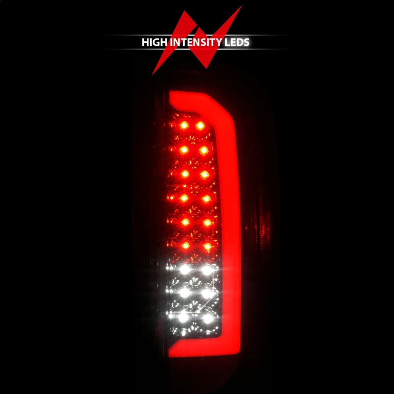 ANZO 15-21 GMC Canyon Full LED Tail Lights w/ Red Lightbar Black Housing Smoke Lens 311435 311435 Photo - Unmounted