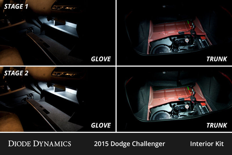 Diode Dynamics 15-23 Dodge Challenger Interior LED Kit Cool White Stage 2 DD0626 DD0626 User 3
