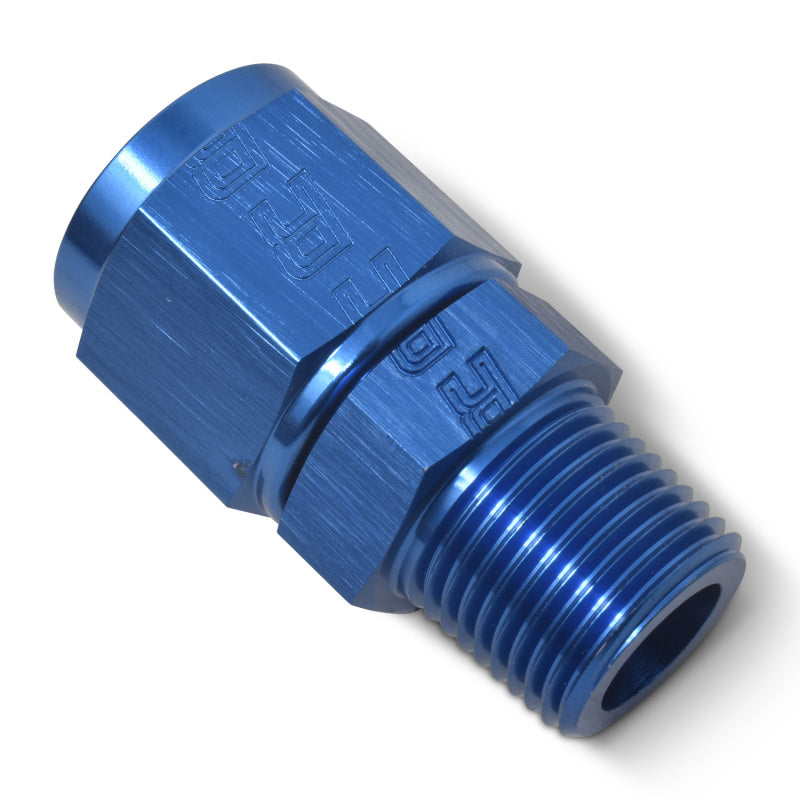 Russell -6 AN AN Female To Male NPT (Blue Finish) 614226 Photo - out of package