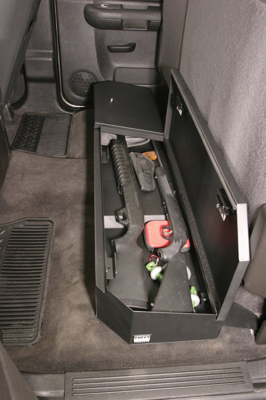 Tuffy Products Tuffy Chevrolet Silverado & Gmc Sierra Underseat Lockbox Full Length W/ Keyed Lock For 307-01 307-01 Photo - Mounted