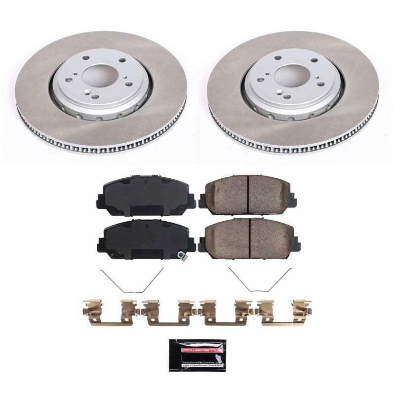 PowerStop Power Stop 17-20 Honda Civic Front Semi-Coated Rotor Kit SC7347 SC7347 Photo - Primary