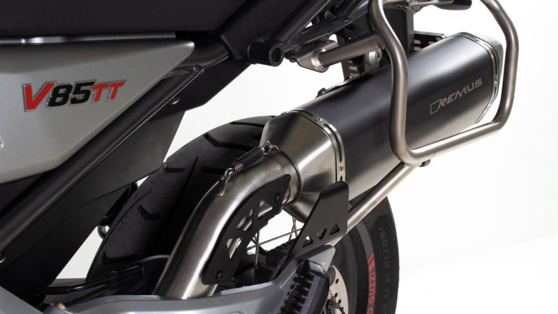 Remus 2019 Moto Guzzi V85 TT Black Hawk Black Race Slip On 64783 455519 64783 455519 User 1