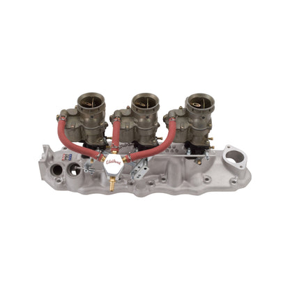 Edelbrock Fuel Block Kit, Triple Feed 1286 Mini Block 1281 Photo - Primary