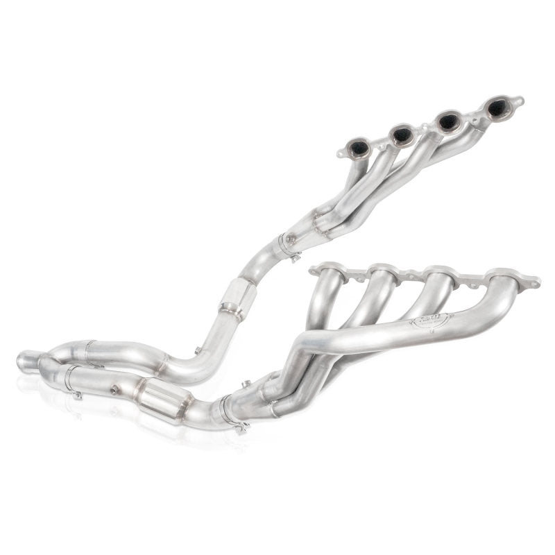 Stainless Works 2007-13 Chevy Silverado/GMC Sierra Headers 1-7/8in Primaries High-Flow Cats Y-Pipe CT07HCATY CT07HCATY Photo - out of package
