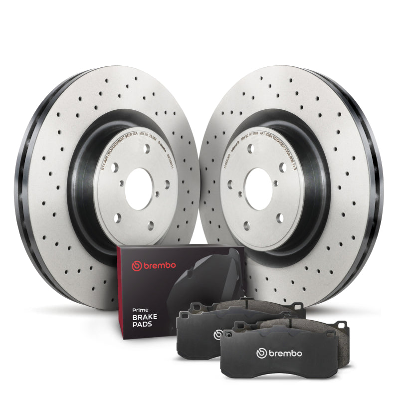 Brembo OE 05-08 Porsche Boxster/07-08 Cayman Front Disc Brake Kit KT04385 KT04385 Photo - Primary
