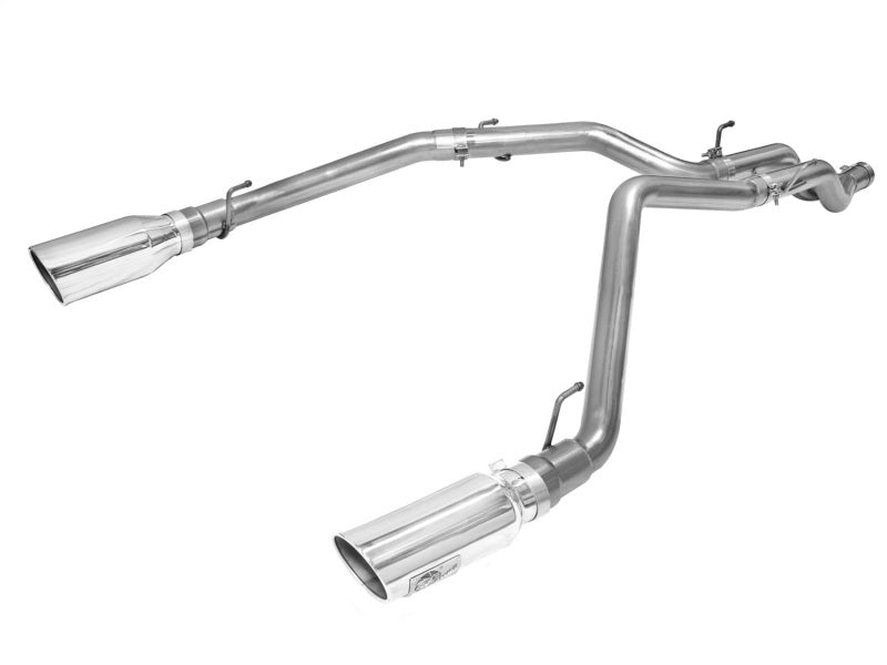 aFe  POWER 49-42045-P Large Bore-HD 3" 409 SS DPF-Back Exhaust System 49-42045-P Photo - Primary