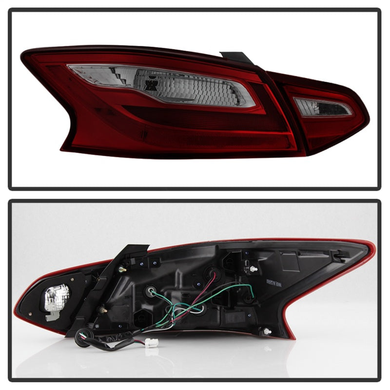 SPYDER xTune 16-18 Nissan Altima 4DR OEM Tail Light - Red Smoke (ALT-JH-NA16-4D-RSM) 9943041 9943041 Photo - Unmounted